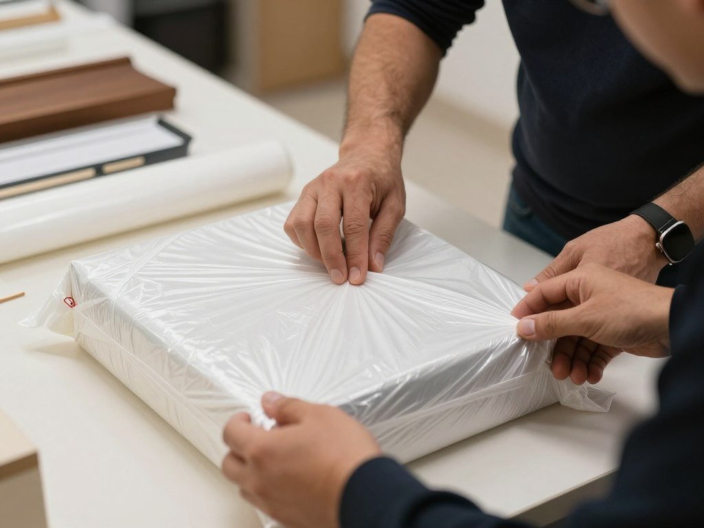 تغليف وحماية الأثاث الحساس في نقل عفش حي المروة جدة