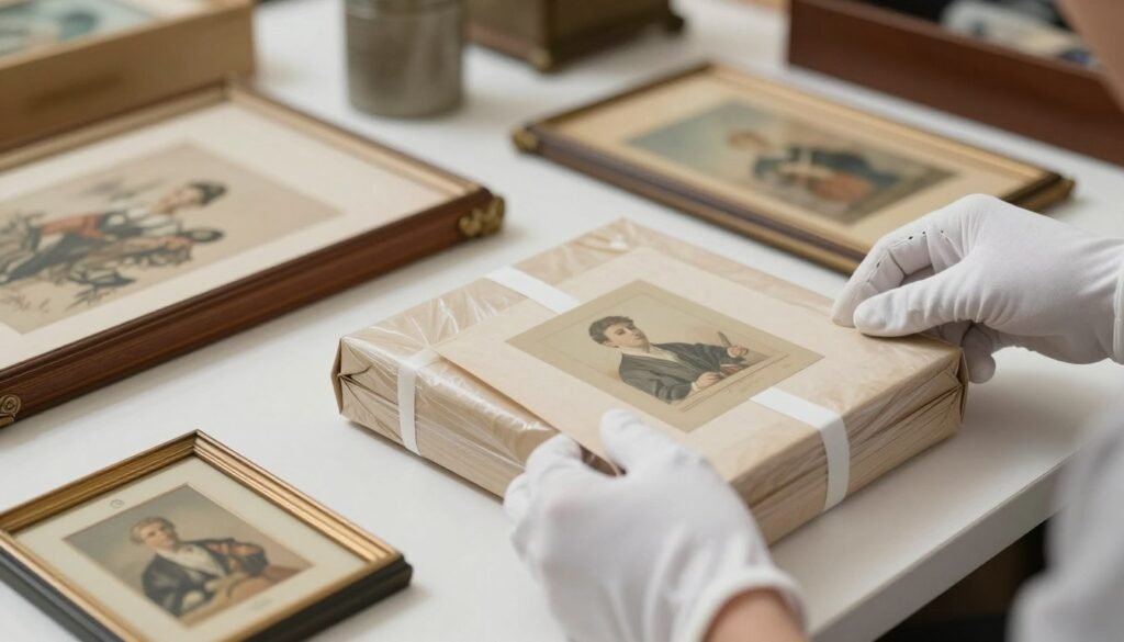 تغليف ونقل القطع الثمينة من جدة إلى السليل