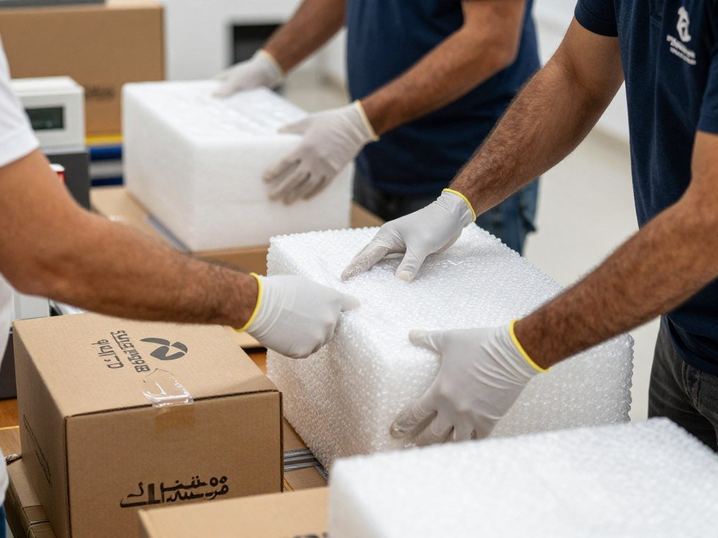 تغليف ونقل القطع الثمينة والحساسة مع مؤسسة مالك