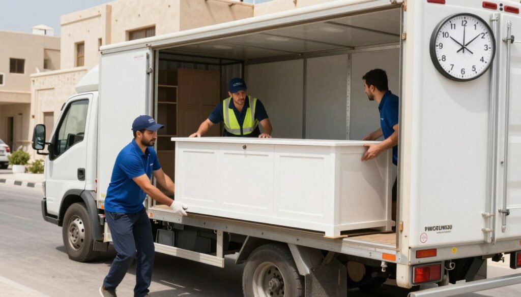 خدمة نقل عفش سريعة في حي النزهة جدة