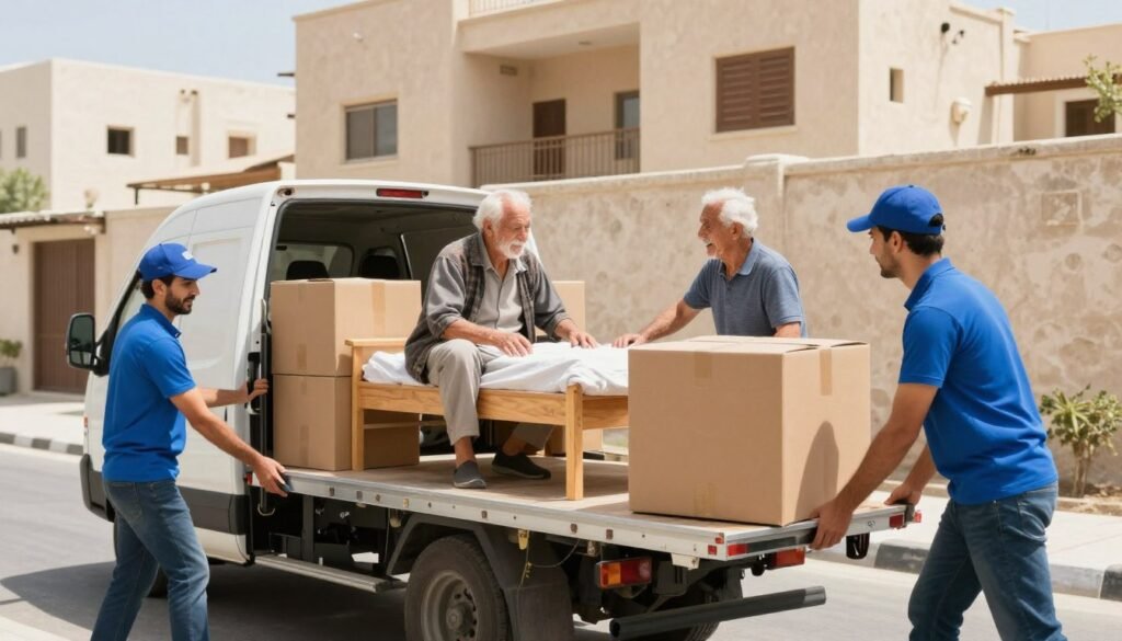 خدمة نقل عفش لكبار السن في حي النزهة جدة