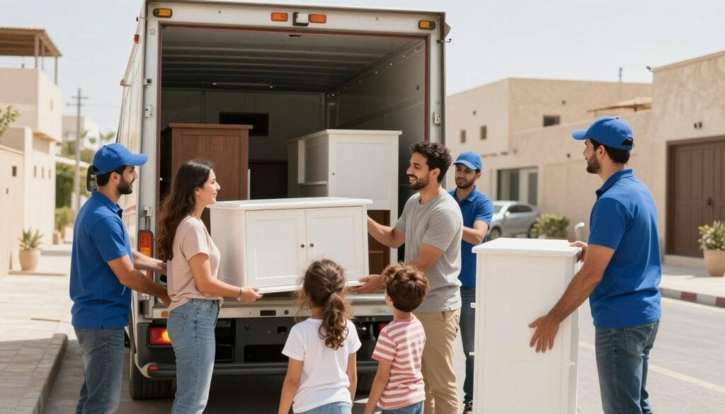 خدمة نقل عفش للعائلات في حي السامر جدة