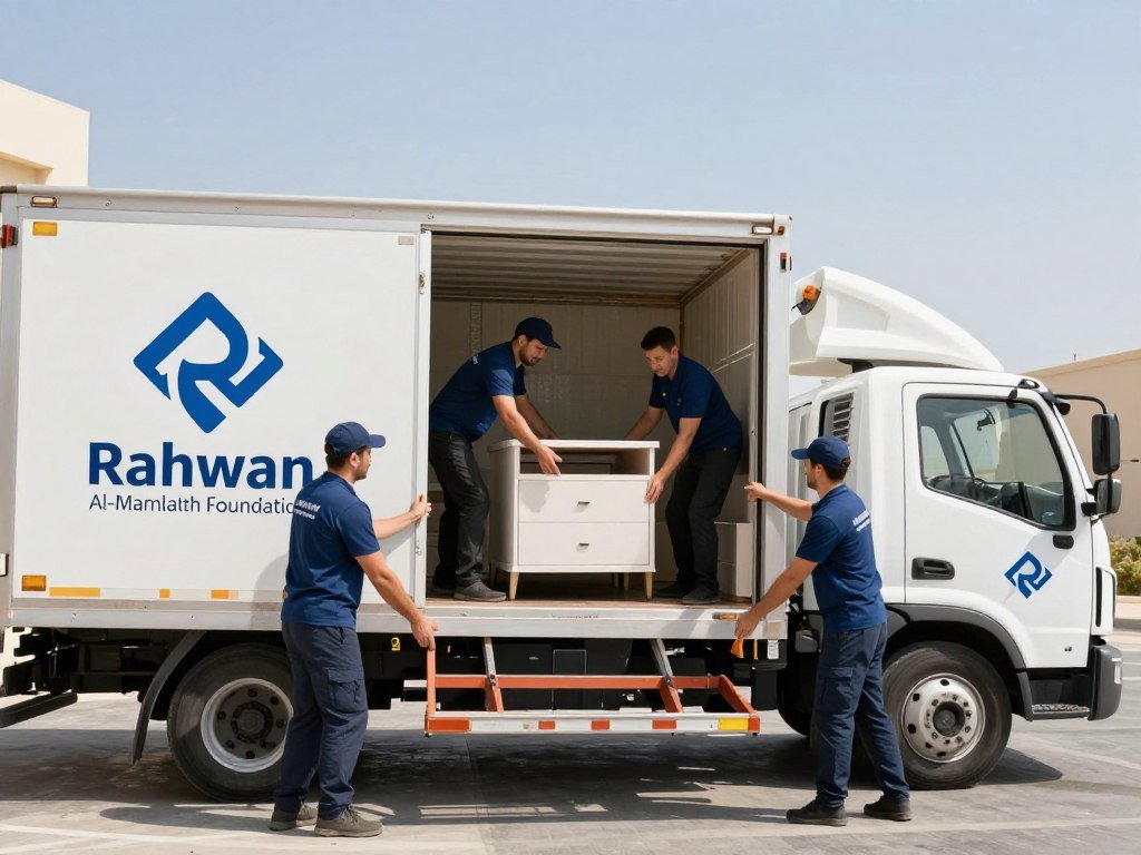سيارات نقل عفش مجهزة في جدة تابعة لمؤسسة رهوان المملكة