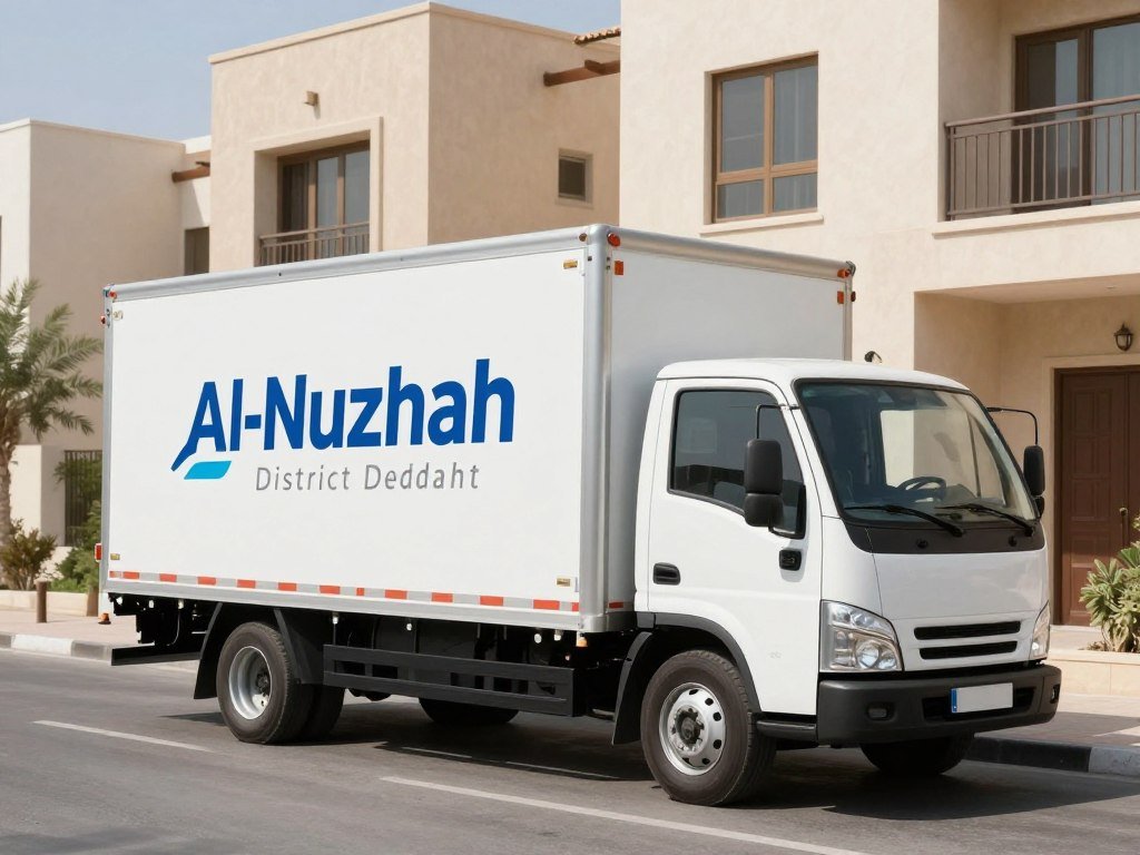 سيارات نقل عفش مجهزة في حي النزهة جدة