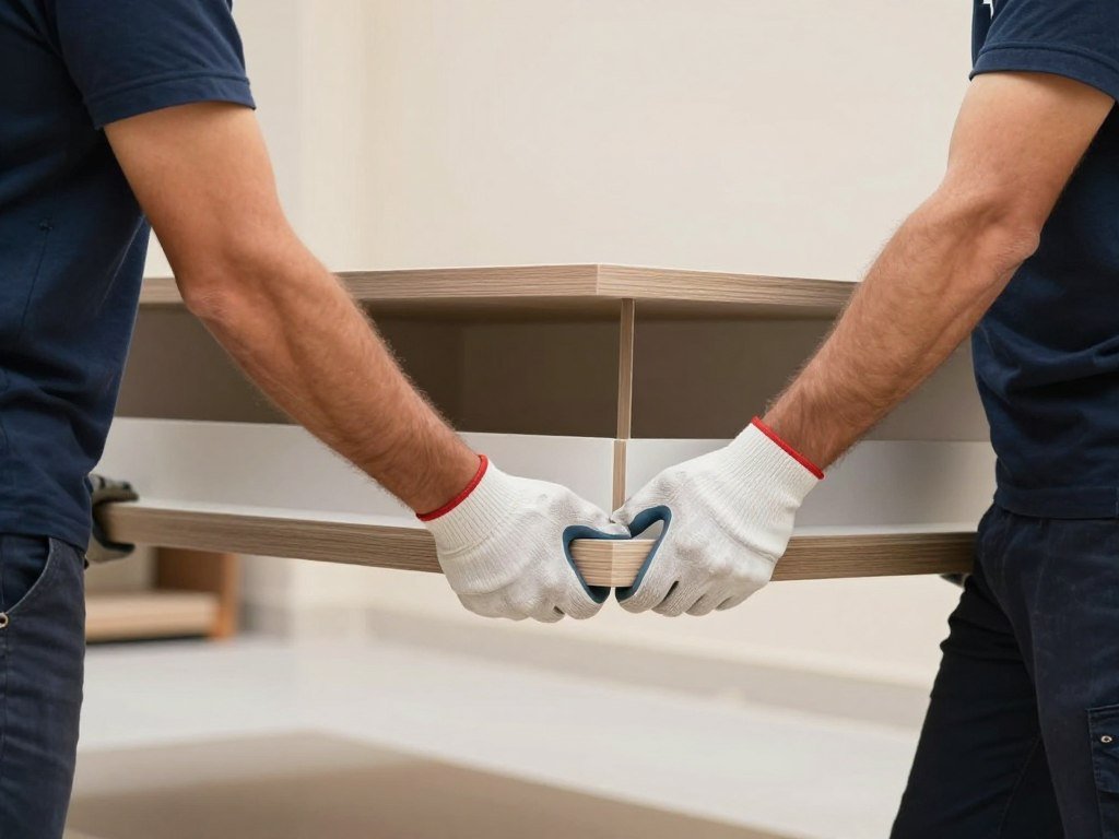 عمال محترفون يقومون بنقل عفش في جدة