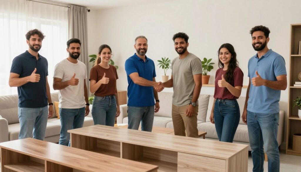 عملاء راضون عن خدمة نقل عفش حي مشرفة جدة