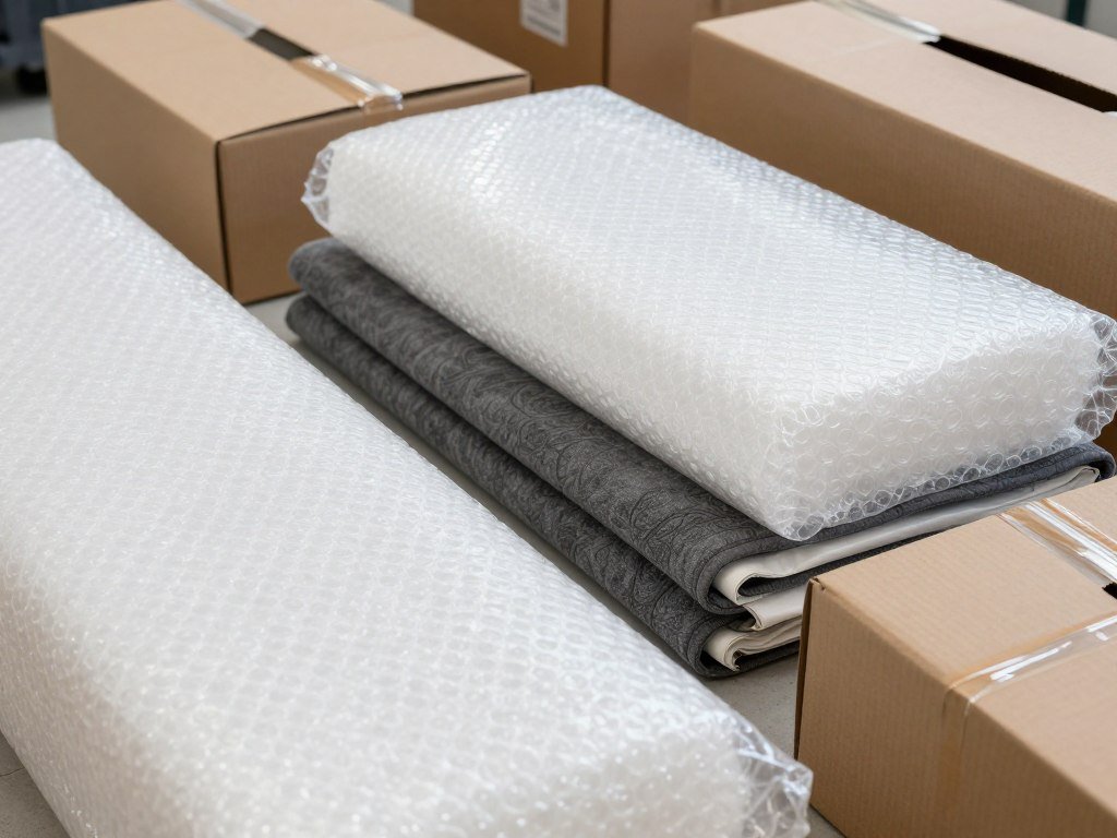 عملية تغليف وتعبئة الأثاث بمواد عالية الجودة في حي أبحر الجنوبية جدة