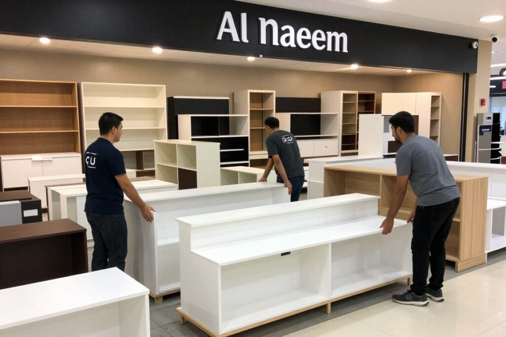 عملية نقل أثاث محل تجاري في حي النعيم جدة عملية نقل أثاث محل تجاري في حي النعيم جدة