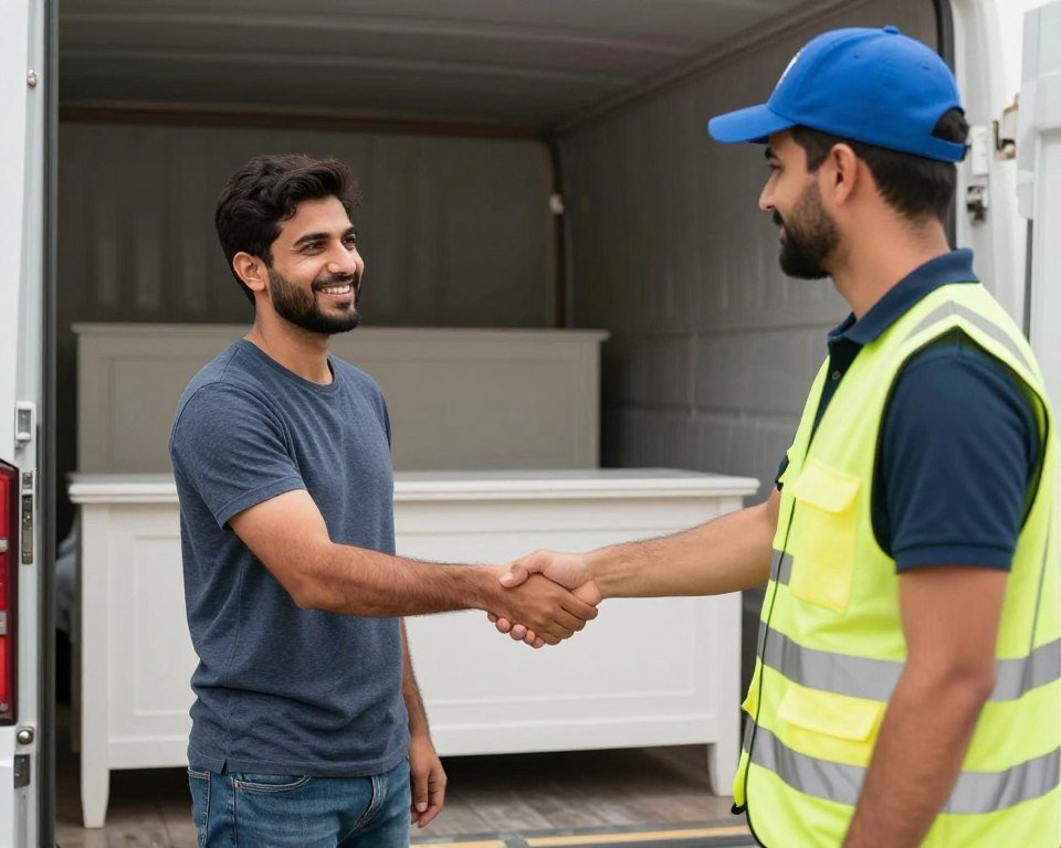 عميل سعيد بخدمة نقل العفش في حي أبحر الجنوبية جدة