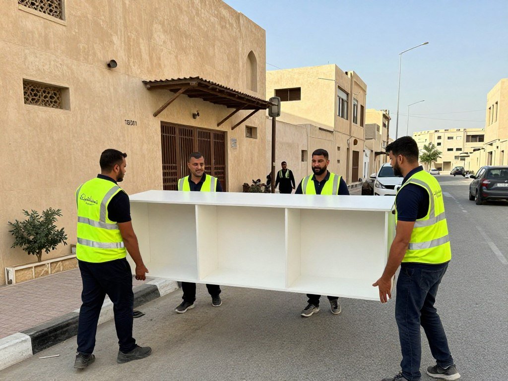 فريق عمل مؤسسة رهوان المملكة لنقل عفش حي الأندلس جدة