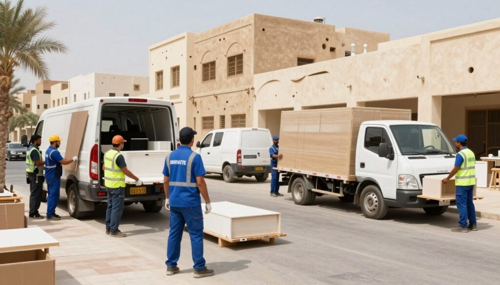 فريق متخصص لنقل العفش في حي النزهة جدة