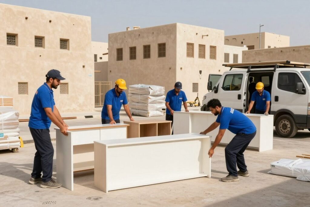 فريق متخصص لنقل عفش حي البوادي جدة