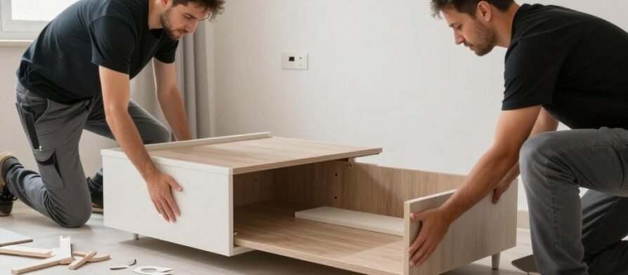 فريق محترف يقوم بفك أثاث منزلي في جدة