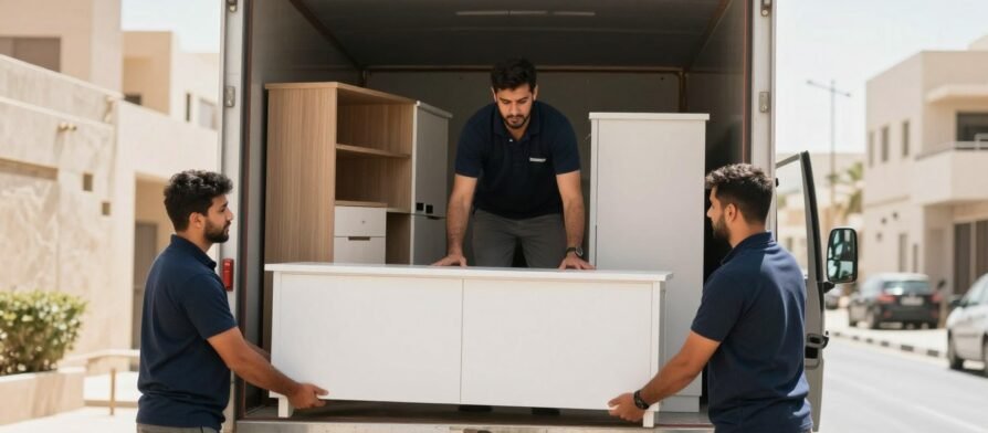 فريق نقل عفش حي السامر جدة يقوم بتحميل الأثاث بطريقة احترافية