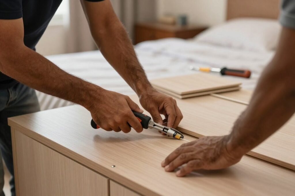 فك أثاث بعناية في حي النزلة الشرقية جدة