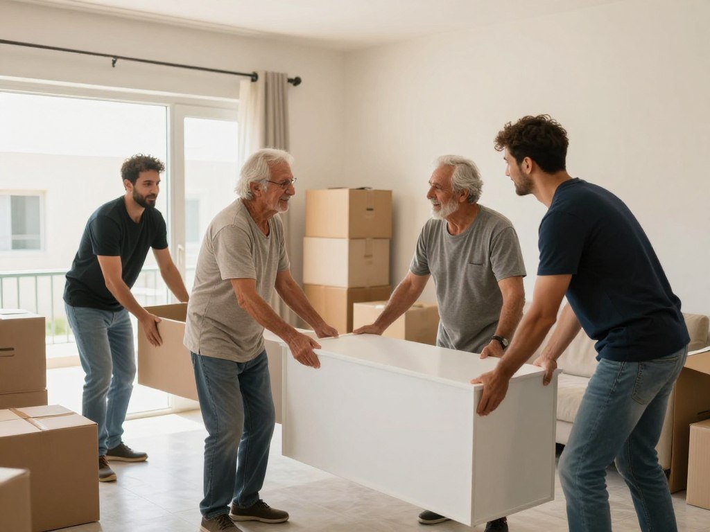 مساعدة كبار السن في نقل العفش في حي النزلة الشرقية جدة