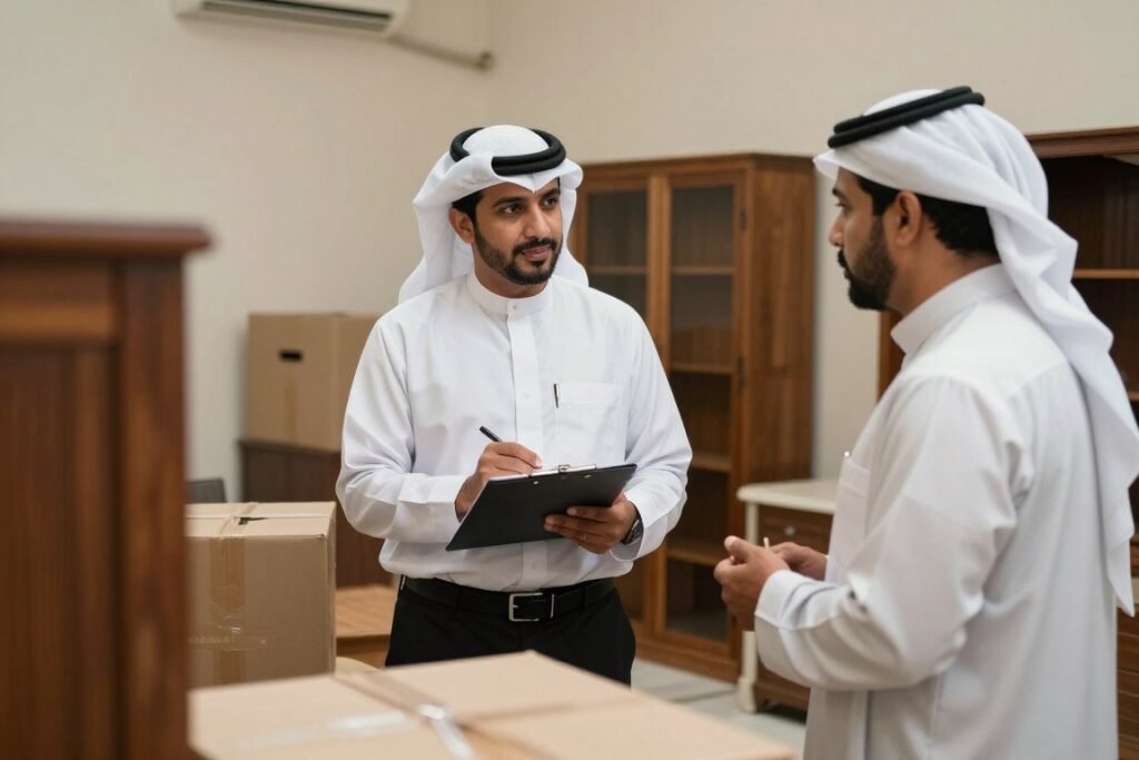 معاينة وتخطيط لنقل عفش في حي النزلة الشرقية جدة