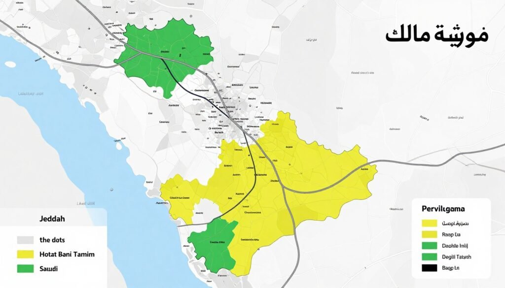 مناطق خدمة نقل العفش من جدة إلى حوطة بني تميم