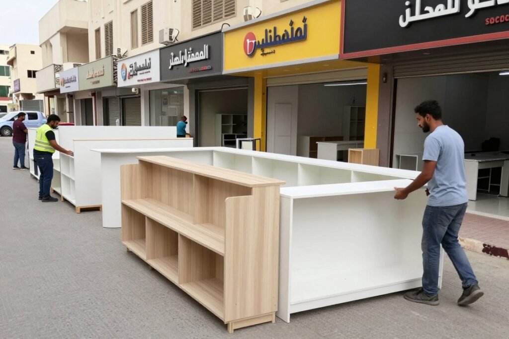 نقل أثاث المحلات التجارية في حي الحمدانية جدة