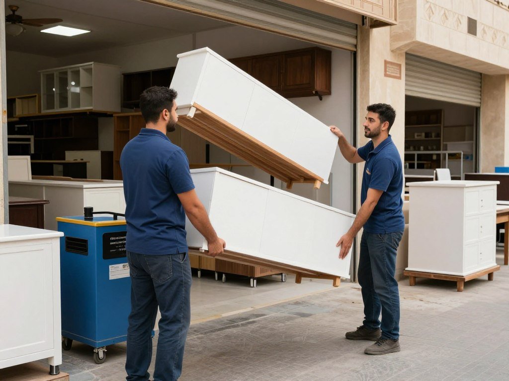 نقل أثاث المحلات التجارية في حي النزهة جدة