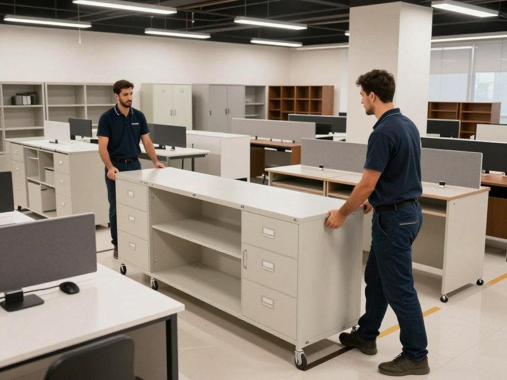 نقل أثاث المحلات والمكاتب في حي البوادي جدة