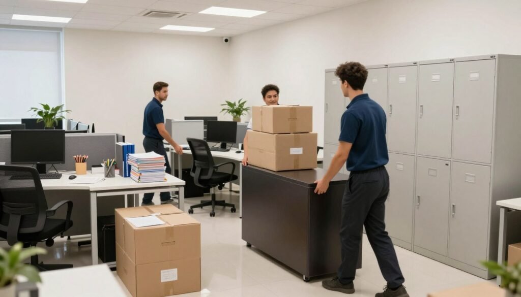 نقل أثاث مكتبي في جدة بواسطة فريق متخصص