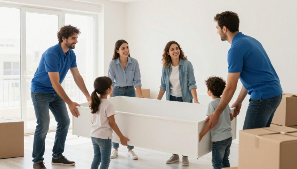 نقل عفش للعائلات في حي الروضة جدة