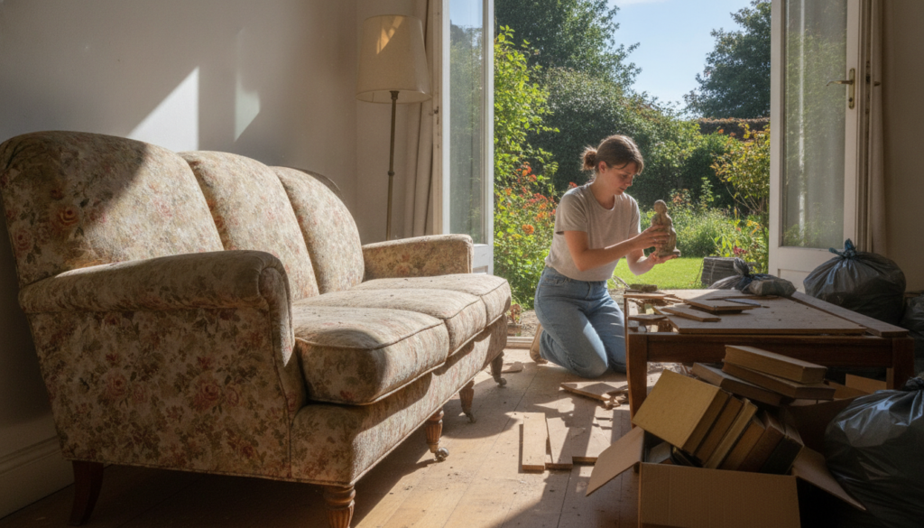 التخلص من العفش القديم التخلص من العفش القديم