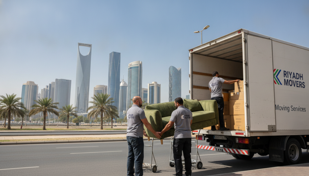 تغطية خدمات نقل العفش في مدينة الرياض