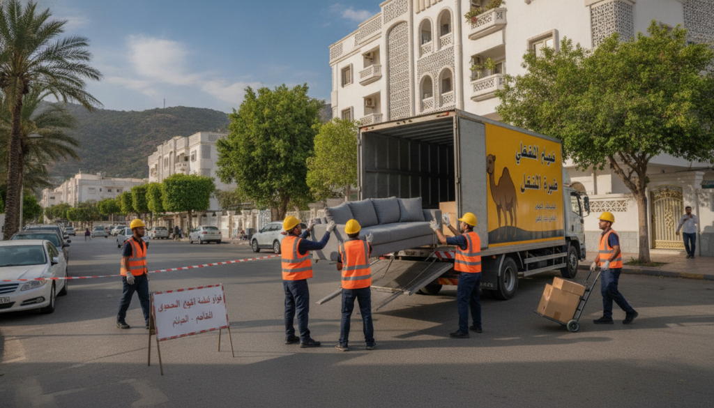 خدمات نقل العفش في حي الموسى