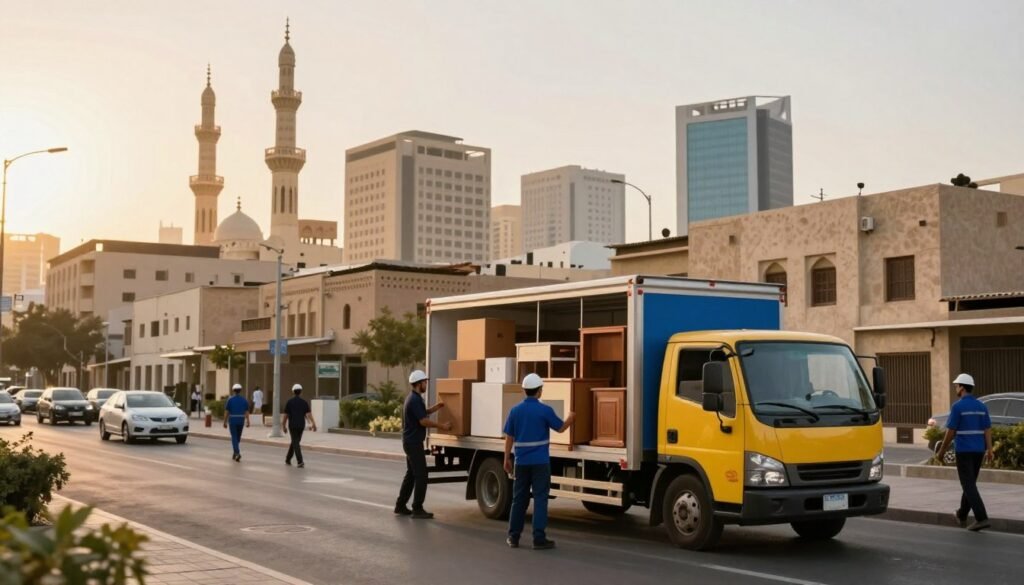 خدمة نقل الأثاث بين المدن