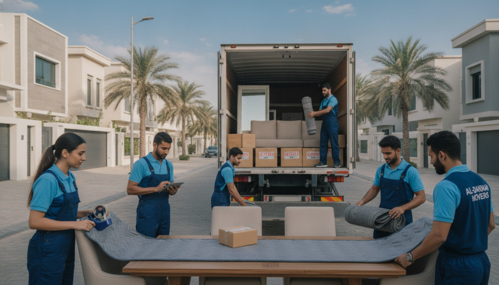 خطوات عملية نقل العفش المنظمة خطوات عملية نقل العفش المنظمة