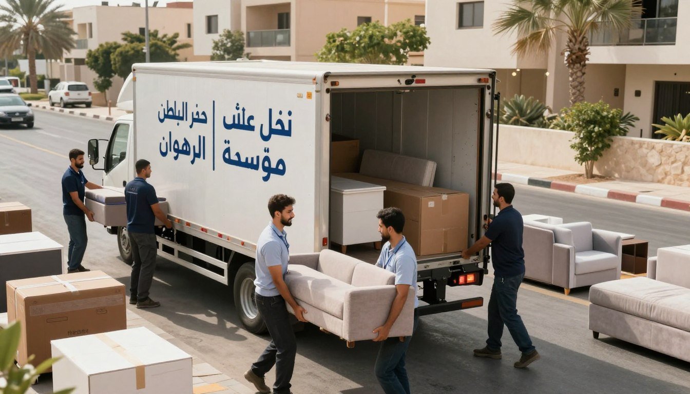 نقل عفش حفر الباطن | مؤسسة الرهوان | 📞0560329696