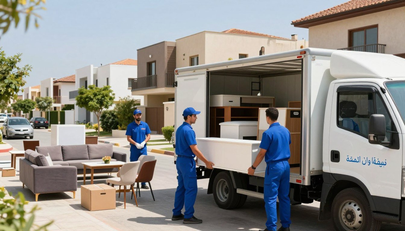 نقل عفش حي الهنداوية | مؤسسة رهوان المملكة | 📞 0560329696