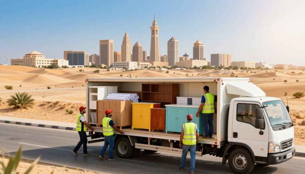 نقل عفش من الخبر إلى تبوك
