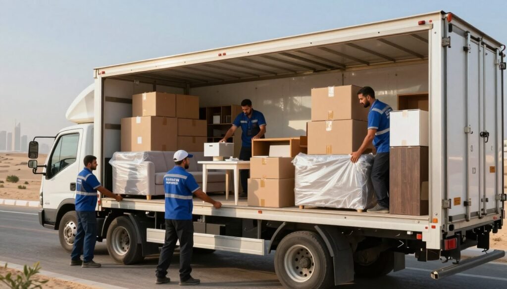 نقل عفش من عرعر إلى الرياض