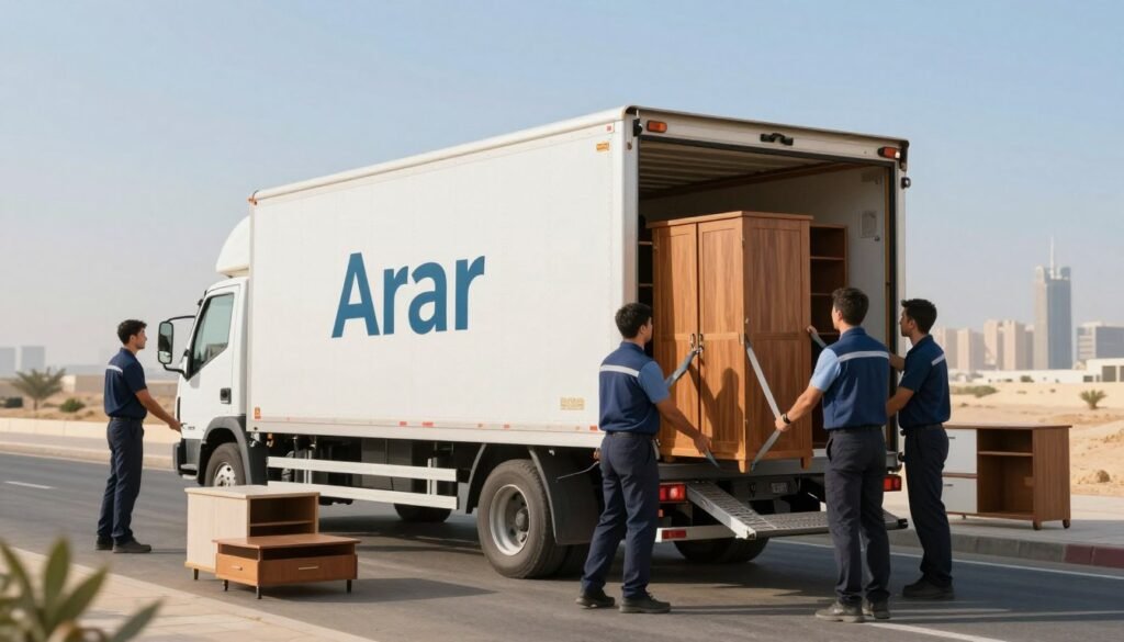 نقل عفش من عرعر إلى الرياض وجدة