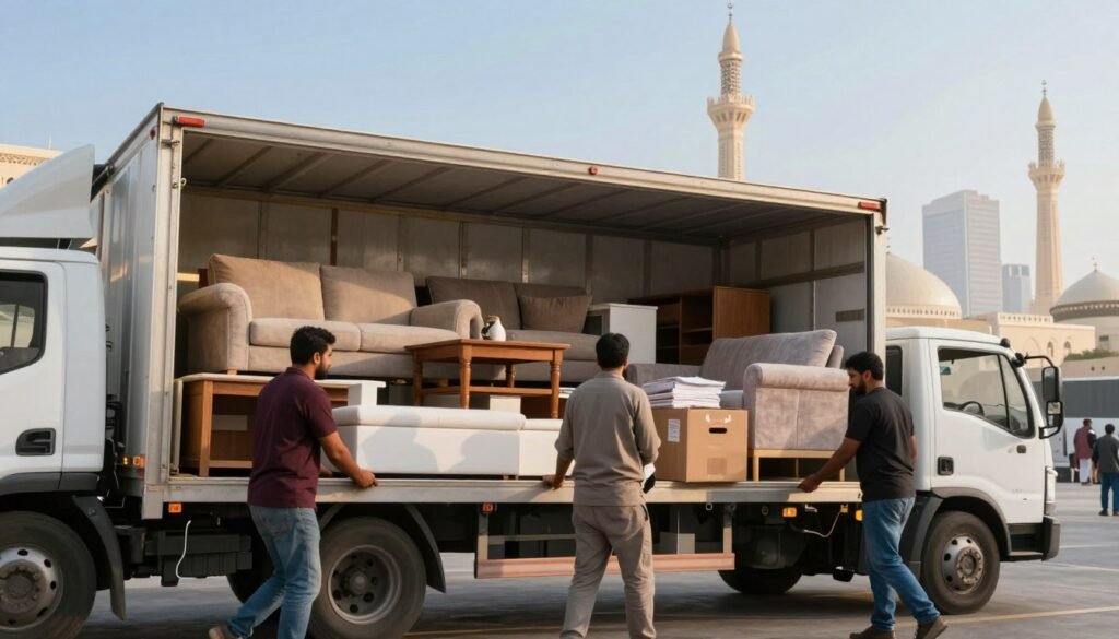 نقل عفش من عرعر إلى مكة المكرمة